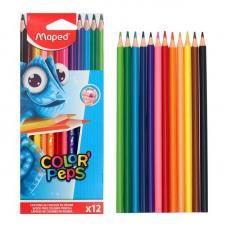 Набор цветных карандашей Maped Pulse - 12 цветов 