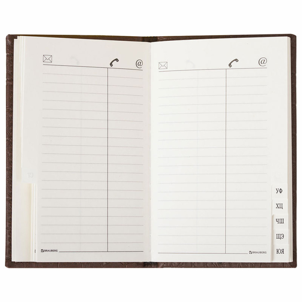 Книжка алфавитная Brauberg Cayman - А7 - 56 листов Книжка алфавитная Brauberg Cayman - А7 - 56 листов