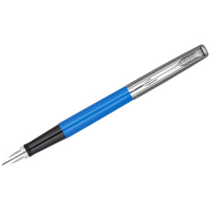 Ручка перьевая Parker Jotter Original Blue Chrom - 0,8 мм - Синяя
