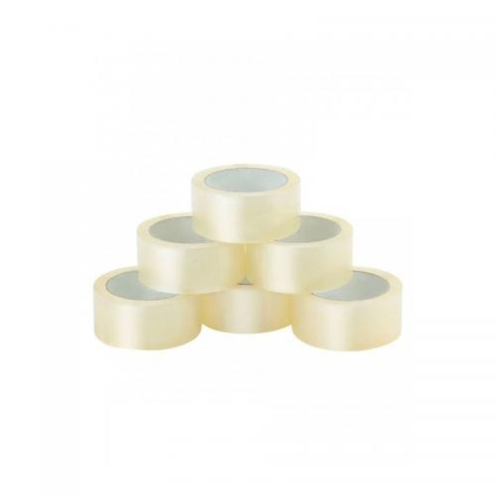 Скотч упаковочный РФ - 48 мм*66 м - Прозрачный Скотч упаковочный РФ - 48 мм*66 м - Прозрачный