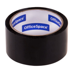Скотч упаковочный OfficeSpace - 45 мкм - 48 мм - 40 м - Черный