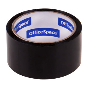 Скотч упаковочный OfficeSpace - 45 мкм - 48 мм - 40 м - Черный