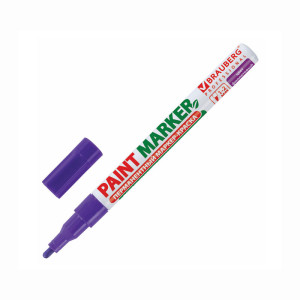 Маркер-краска лаковый Brauberg Professional - 2 мм - Фиолетовый лак