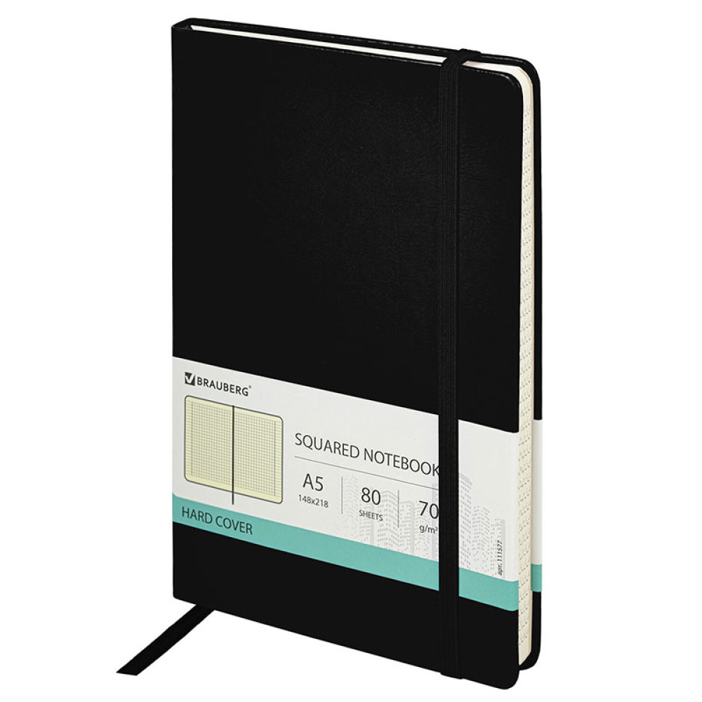 Бизнес-блокнот Brauberg Metropolis Special с резинкой - А5 - 80 листов Бизнес-блокнот Brauberg Metropolis Special с резинкой - А5 - 80 листов