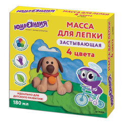 Масса для лепки Юнландия - 4 цвета