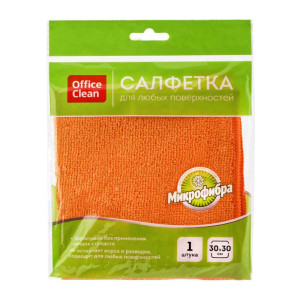 Салфетка для уборки OfficeClean Стандарт - Микрофибра - 1 шт