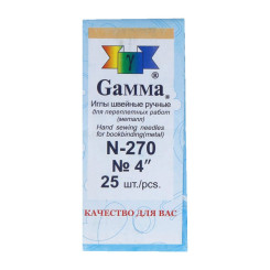 Иглы прошивочные ручные Gamma - 10 см - 25 шт