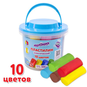 Пластилин Юнландия Подводный мир - 10 цветов - 500 г