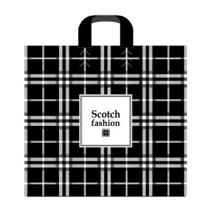 Пакет с петлевой ручкой Артпласт Scotch fashion - 40*40 см