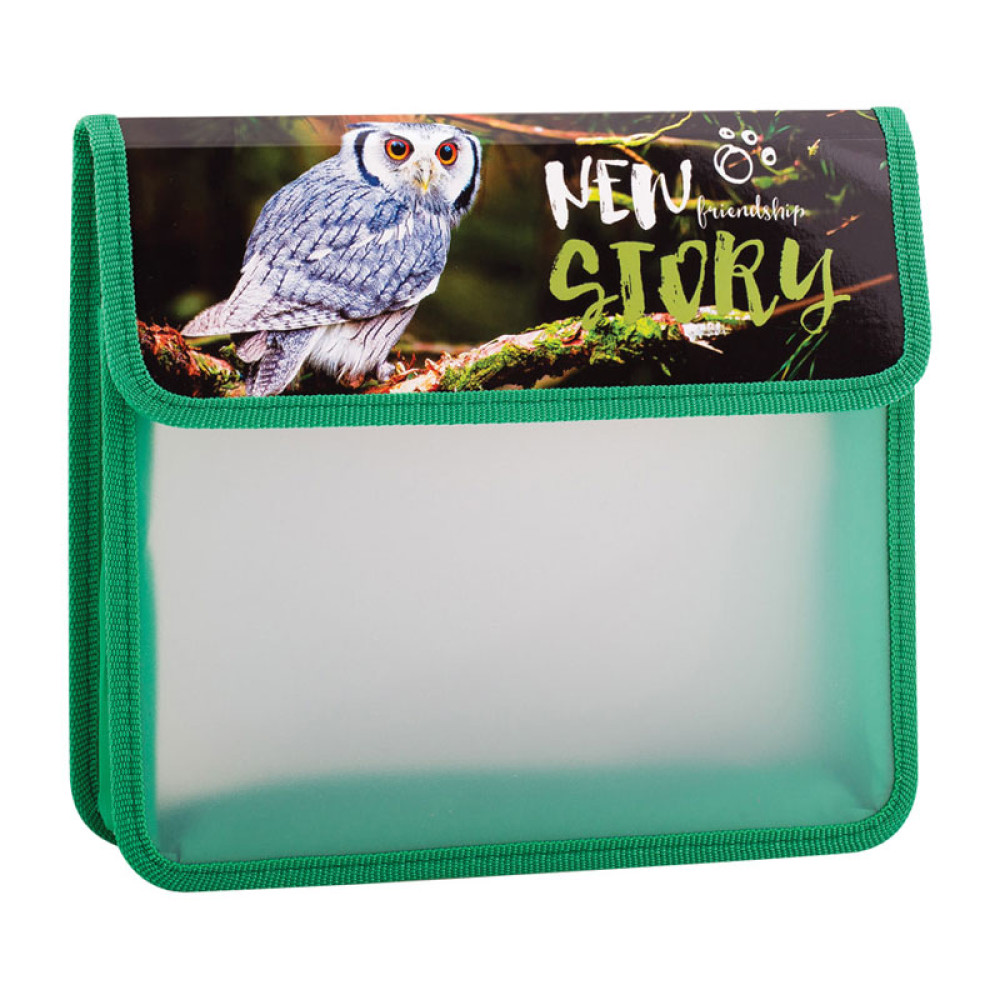 Папка для тетрадей ArtSpace Совы - 2 отделения - А5 - Пластик - На липучке Папка для тетрадей ArtSpace Совы - 2 отделения - А5 - Пластик - На липучке