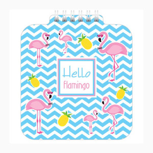 Блокнот Hatber Hello flamingo - А6 - На спирали - 60 листов