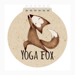 Блокнот Hatber Yoga fox- А6 - На спирали - 60 листов