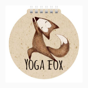 Блокнот Hatber Yoga fox- А6 - На спирали - 60 листов