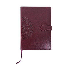 Ежедневник полудатированный inФОРМАТ ROUND - А5 - 192 листа - Бордовый Ежедневник полудатированный inФОРМАТ ROUND - А5 - 192 листа - Бордовый