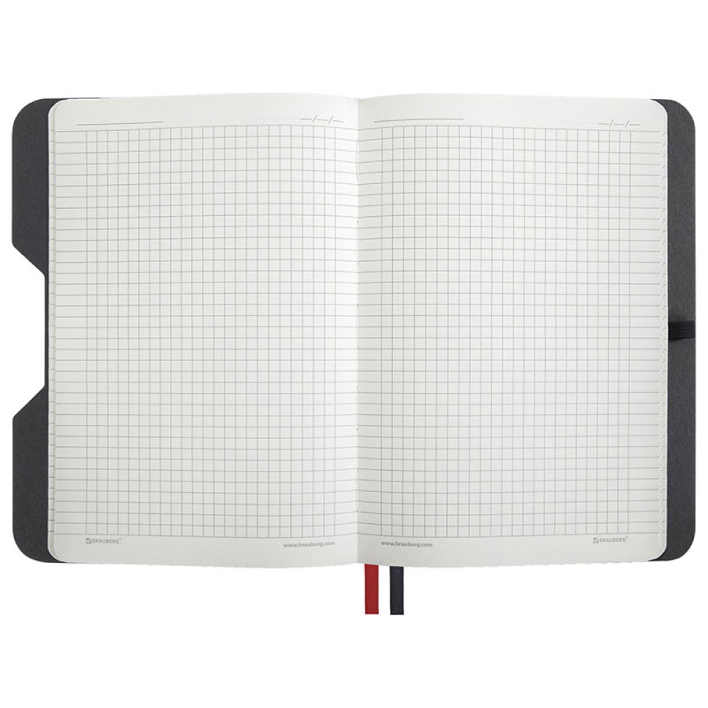 Бизнес-блокнот Brauberg Note - А5 - 80 листов - Черный Бизнес-блокнот Brauberg Note - А5 - 80 листов - Черный