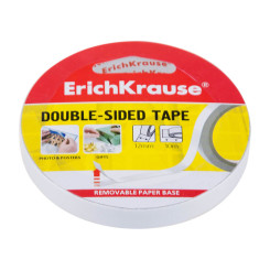 Скотч двусторонний Еrich Krause - 12 мм - 10 м - На пенной основе Скотч двусторонний Еrich Krause - 12 мм - 10 м - На пенной основе