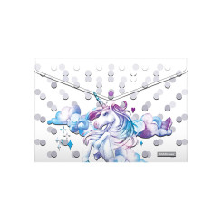 Папка-конверт на кнопке Erich Krause Dream Unicorn - А4 - 160 мкм