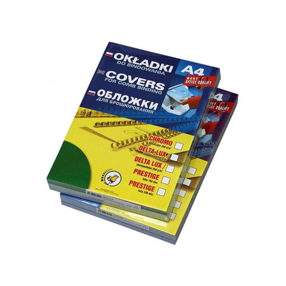 Обложка для перфопереплета - А4 - Пластиковая - Зеленая -100 шт Обложка для перфопереплета - А4 - Пластиковая - Зеленая -100 шт