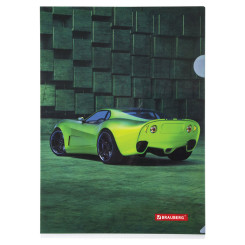 Папка-уголок Brauberg Sport Car - А4 -150 мкм - Цветная печать