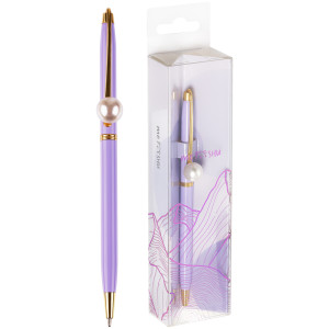 Авторучка шариковая Meshu Lilac jewel - 1 мм - Синяя