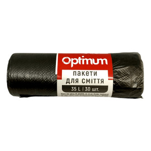 Пакеты для мусора Optimum PRO service - 35 литров - 30 штук