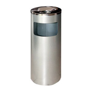 Урна металлическая с пепельницей Титан - 30 л