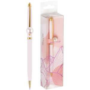 Авторучка шариковая Meshu Pink jeweL - 1 мм - Синяя