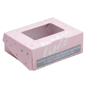 Коробка подарочная с ламинацией Magic Time - 10*8*3,5 см