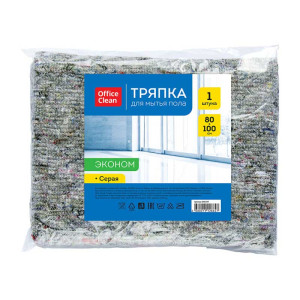 Салфетка для пола OfficeClean Эконом - 80*100 мм - Серая - 1 шт