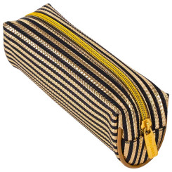 Пенал-косметичка Brauberg Royal - 190*60*60 мм - Золотистый