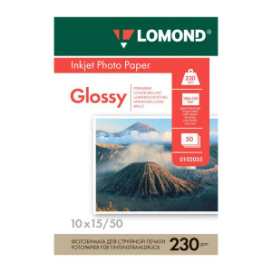 Фотобумага Lomond - А6 - Глянцевая - 230 г/кв. м - 50 листов