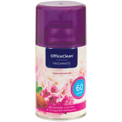 Освежитель воздуха OfficeClean - 250 мл - Сменный баллон - Весенняя сакура