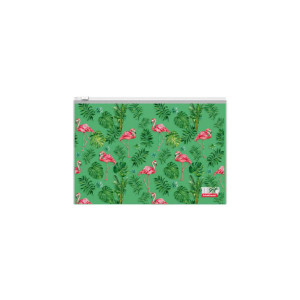 Папка-конверт Erich Krause Tropical Flamingo - На молнии - В5 - 140 мкм