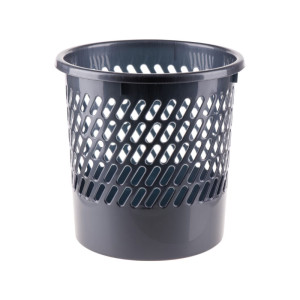 Корзина для бумаг сетчатая OfficeClean - 11 л - Серая