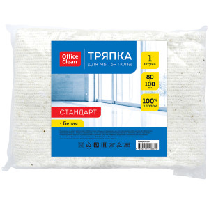 Салфетка для пола OfficeClean - 80*100 см - Белая