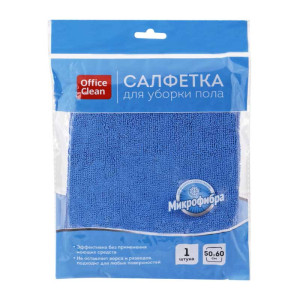Салфетка OfficeClean - 50*60 см - Микрофибра - Для пола