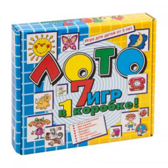Игра настольная Лото, Десятое королевство - 7 в 1 коробке - Большое