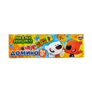 Игра настольная Домино Умка Ми-Ми-Мишки - 3 в 1 - Пластмассовая