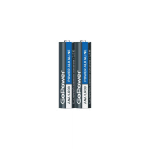 Батарейка алкалиновая GoPower - ААА - LR03 - 1,5 В - 2 штуки
