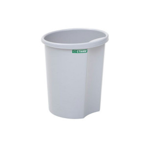 Корзина для бумаг Стамм - Пластик - Серая