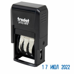 Мини-датер Trodat 4820 - 3 мм - Месяц буквами