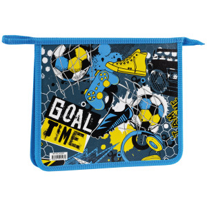 Папка для тетрадей ArtSpace Goal Time - 1 отделение - А5 - Пластик - На молнии