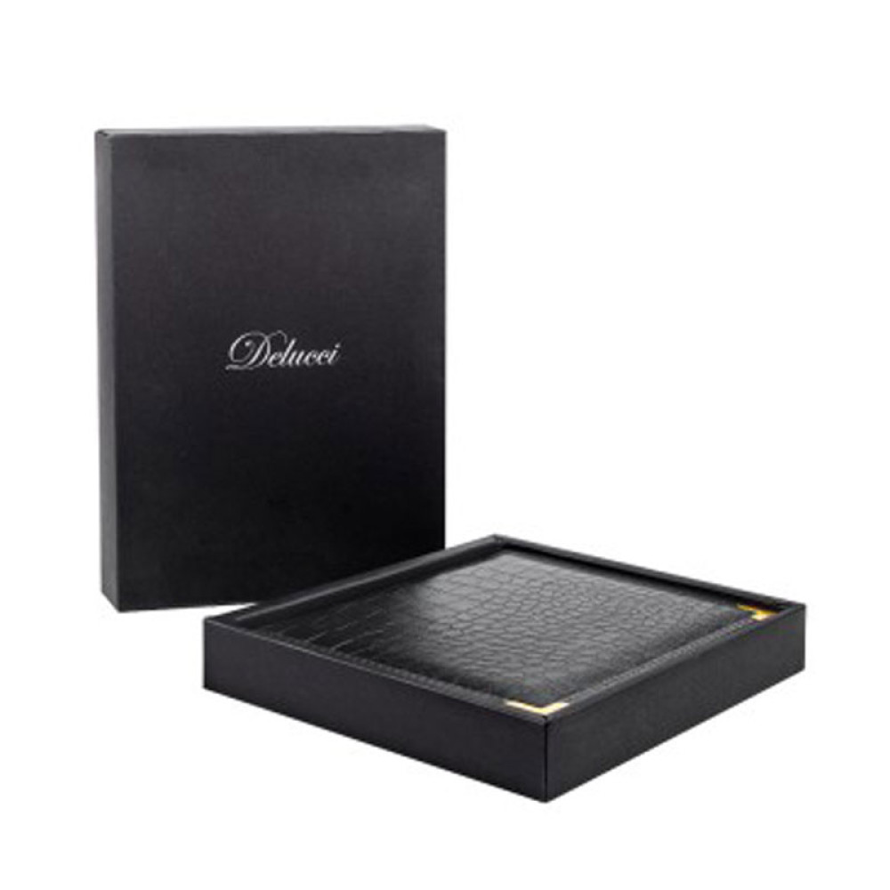 Ежедневник датированный Delucci - А4 - 184 листа - Черный - Золотой срез Ежедневник датированный Delucci - А4 - 184 листа - Черный - Золотой срез