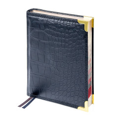 Ежедневник датированный Delucci - А4 - 184 листа - Черный - Золотой срез Ежедневник датированный Delucci - А4 - 184 листа - Черный - Золотой срез