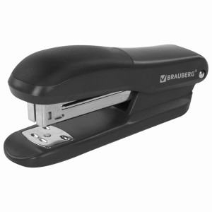 Степлер пластиковый Brauberg SX-39 - №24/6 и 26/6 - 25 листов - Черный