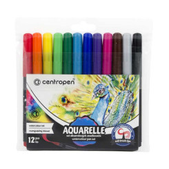 Набор акварельных маркеров Centropen Aquarelle 8683 - 12 цв