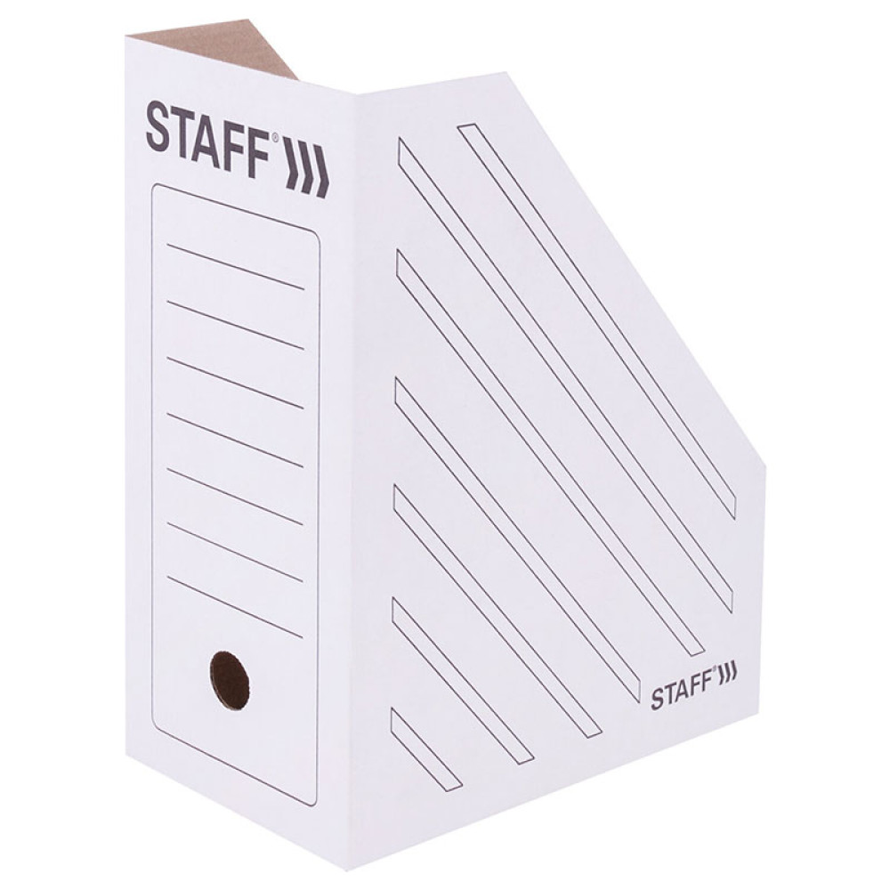 Лоток архивный Staff - Картонный - 150 мм - Белый Лоток архивный Staff - Картонный - 150 мм - Белый