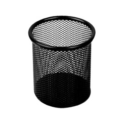 Стакан для канцелярских принадлежностей Deli - Металлический - Черный Стакан для канцелярских принадлежностей Deli - Металлический - Черный