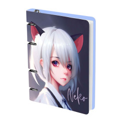 Тетрадь на кольцах Meshu Neko - А5 - 100 листов