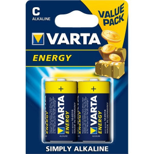 Батарейка алкалиновая Varta Energy - LR14 - 1,5В - 2 штуки